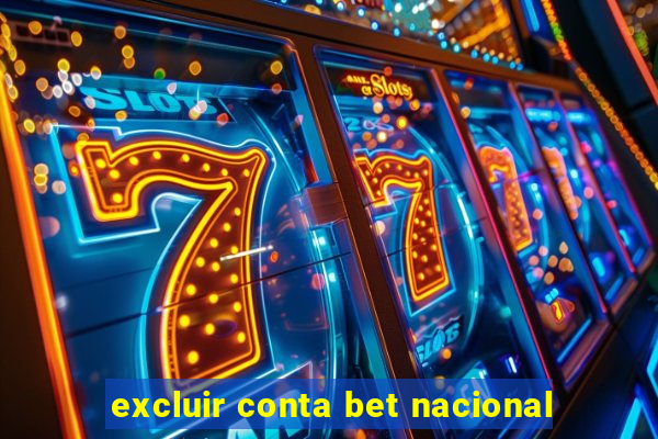 excluir conta bet nacional